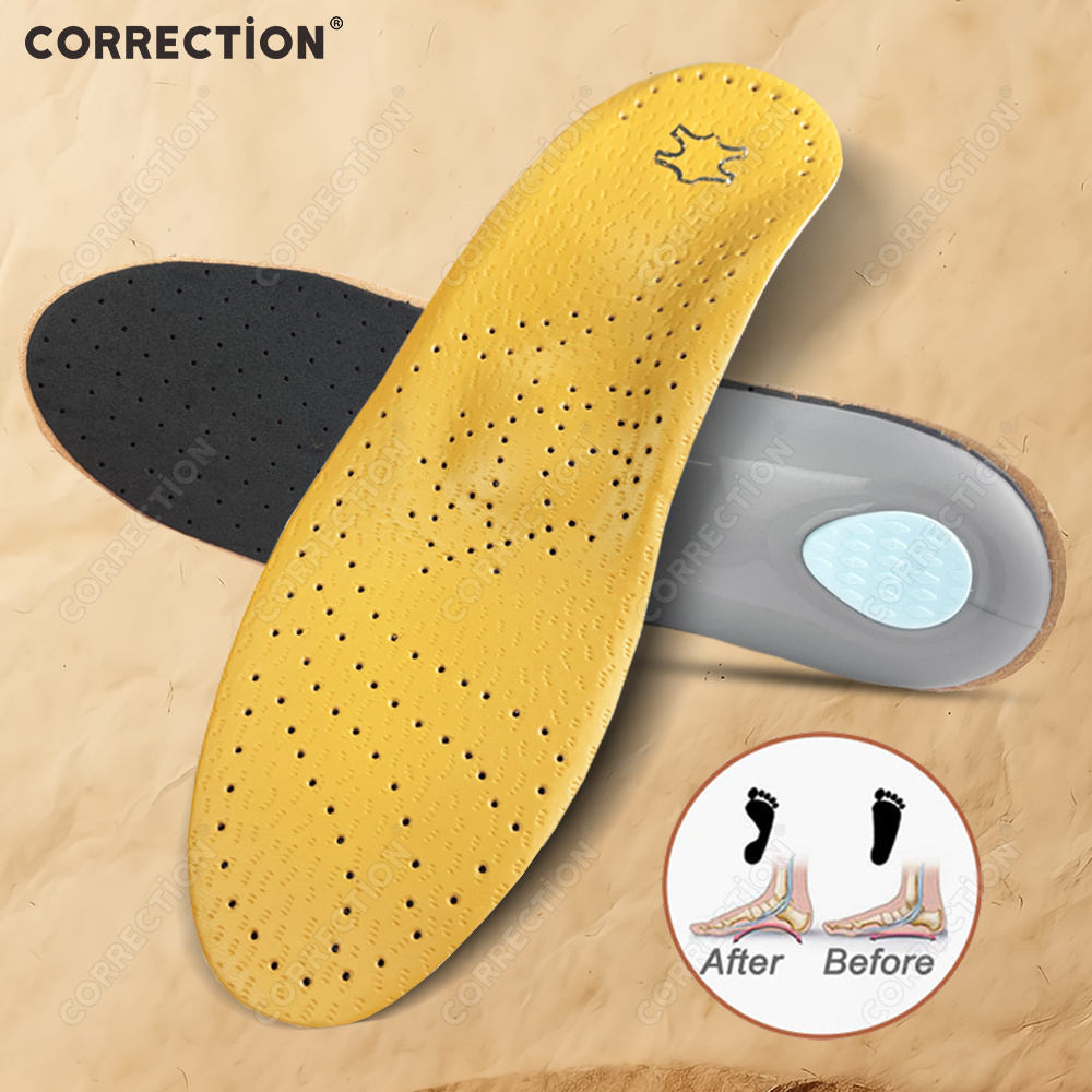 Men'S Shoes Plantar Fasciitis - Leather Orthopedic Insole Arch Support Plantar