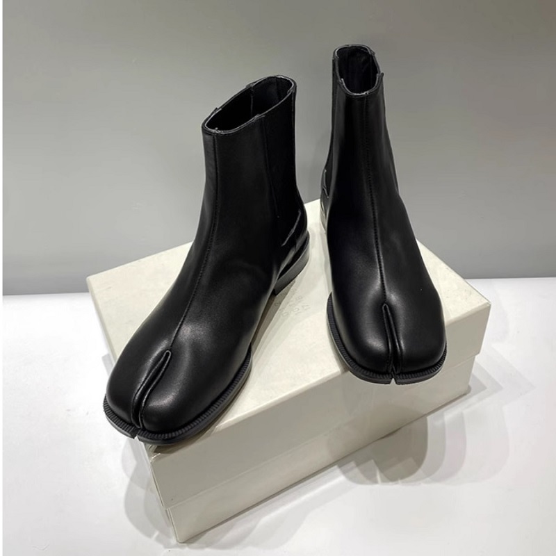 Men'S Shoes Daily Use - New Fashion Pig Nose Boots Flat