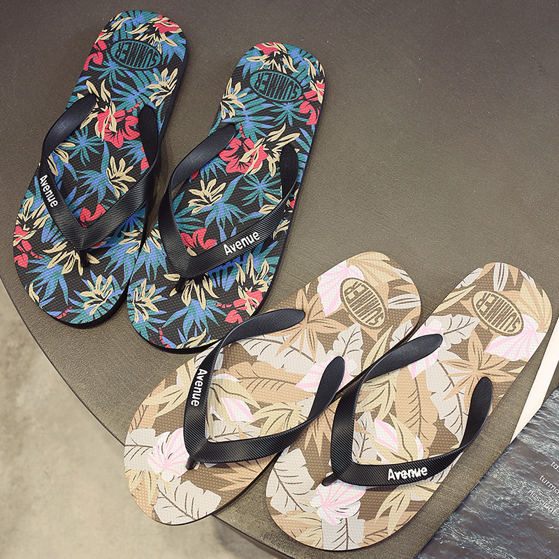 Men'S Shoes Cole Haan - Hawaii Print Slippers Men Flip Flops