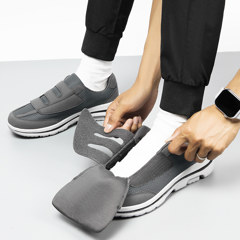 Men'S Shoes Diabetic - Wide Toe Sneakers For Fat Foot