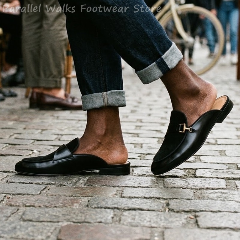 Men'S Shoes Smart - Smart Casual Men Suede Patent Leather