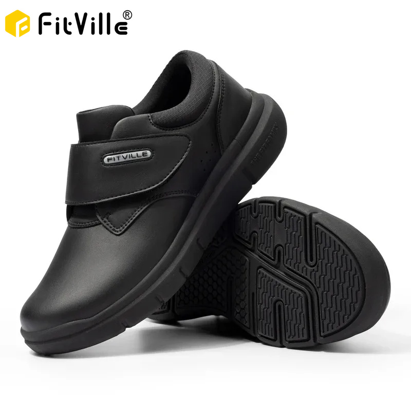 Men'S Shoes Diabetic - Extra Wide Men'S Shoes Leather Diabetic