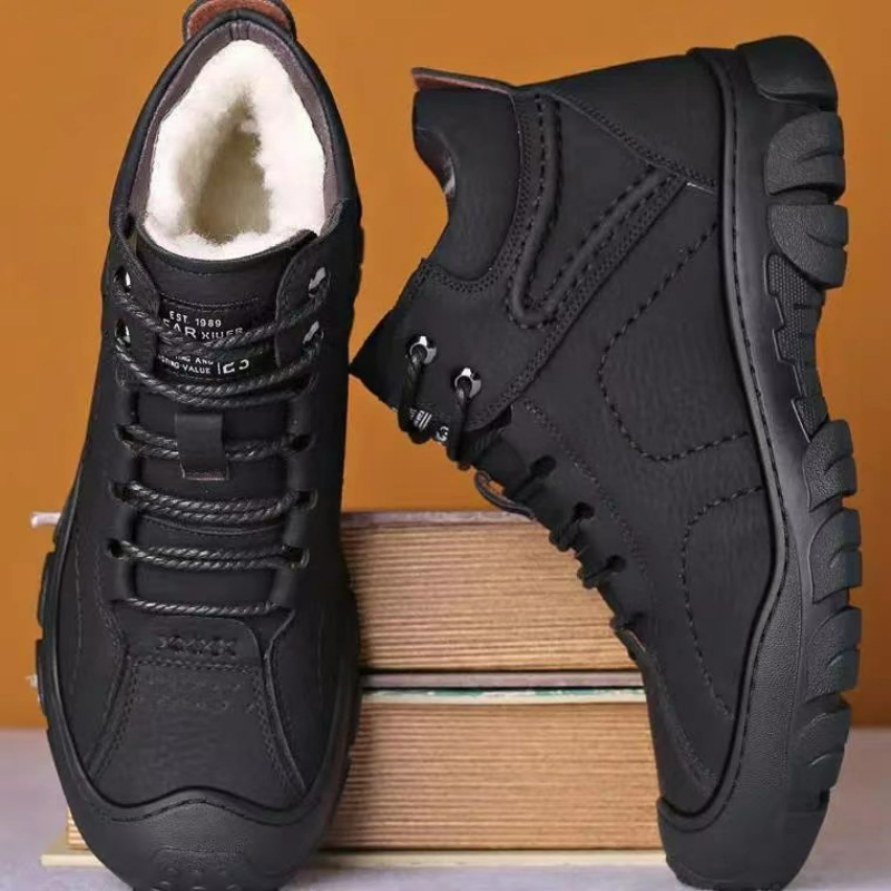 Men'S Shoes Daily Use - Men's Boots Lace Up Ankle Boots