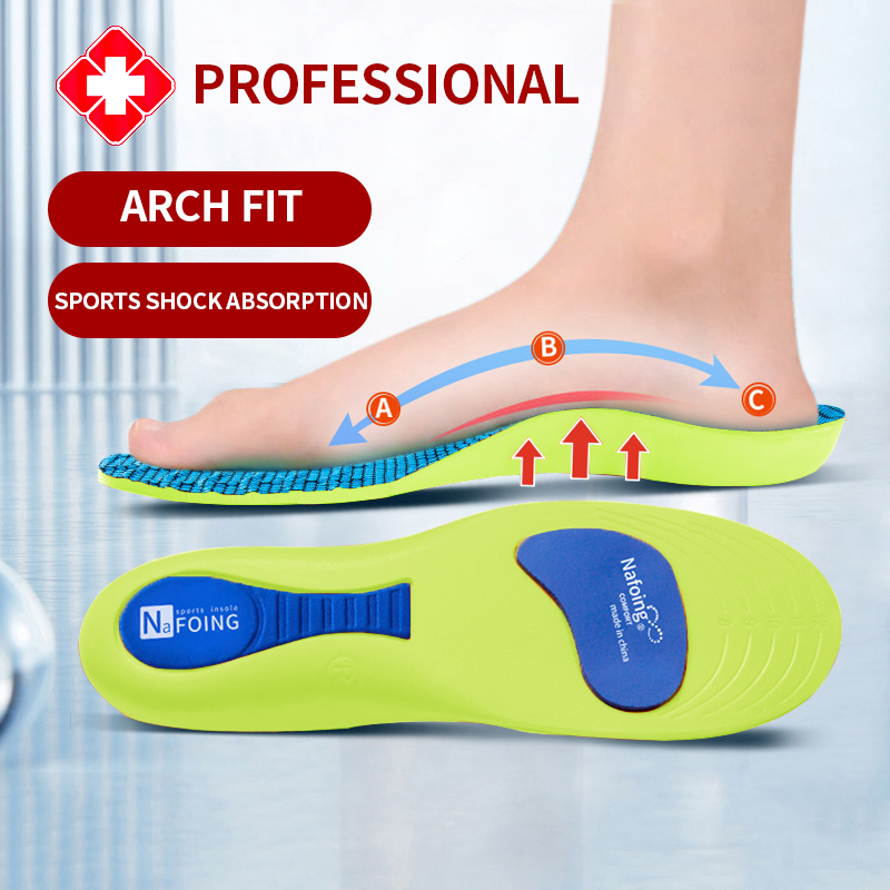 Men'S Shoes Plantar Fasciitis - Orthopedic Insoles for Feet Sport Shock-absorbing