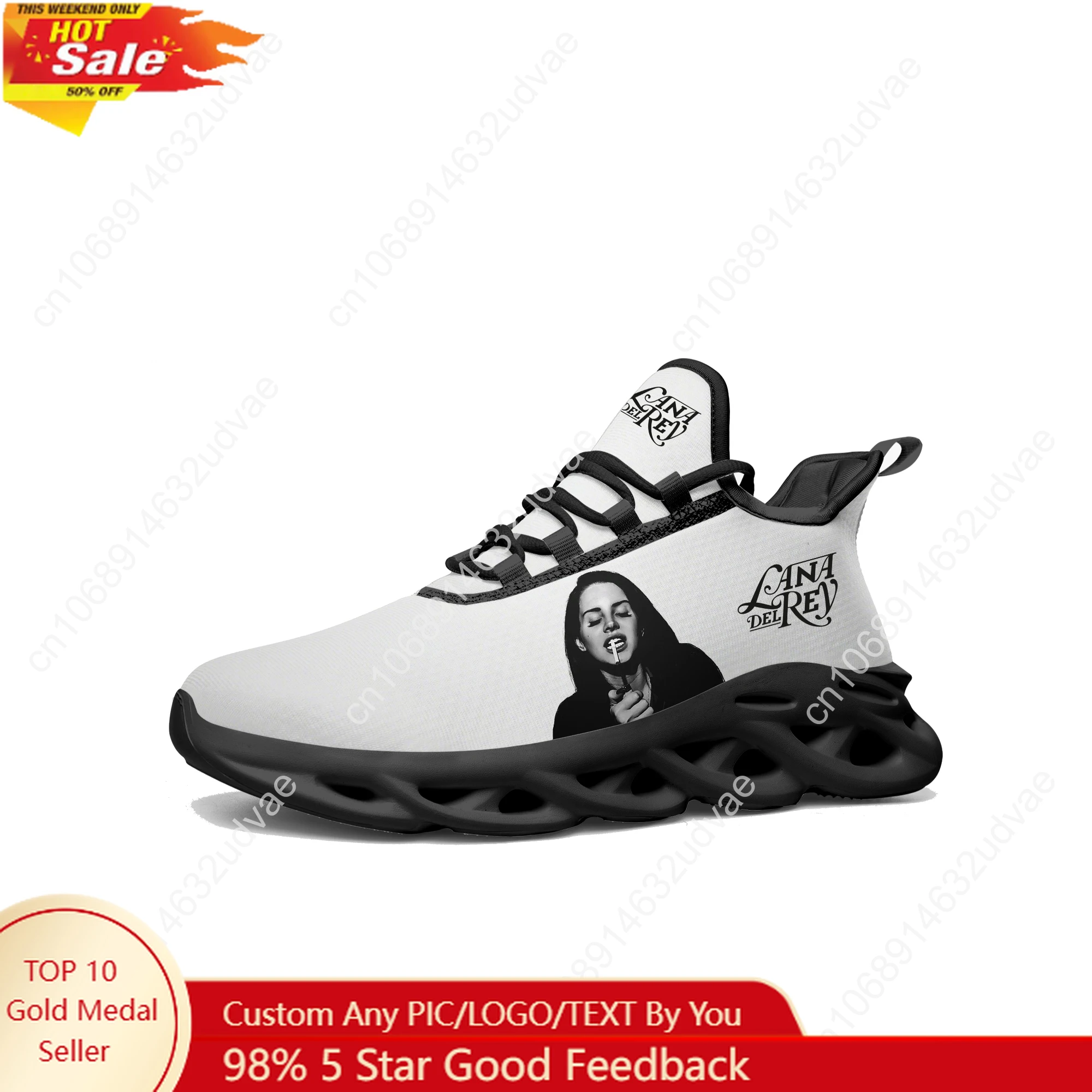 Men Shoes Running - Lana Del Rey Singer Sports Sneakers