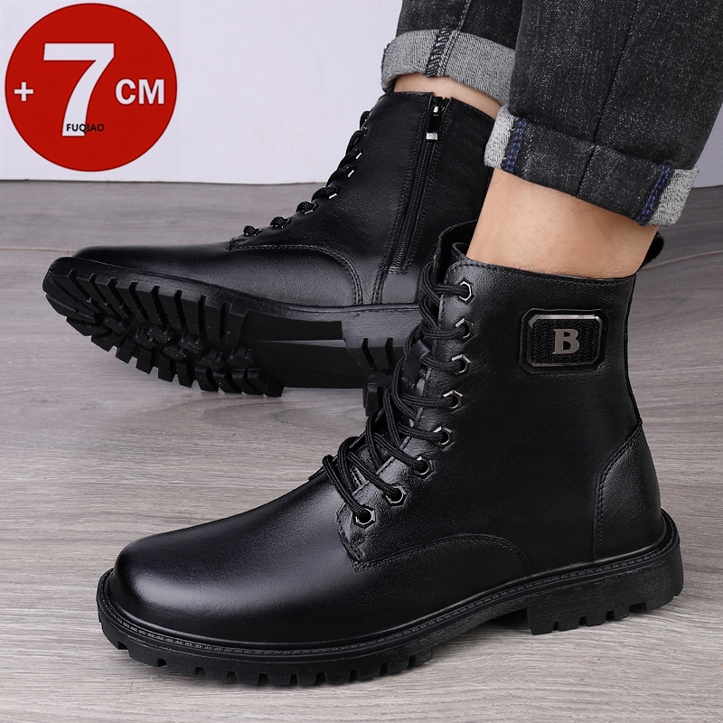 Men's Genuine Leather Elevator - đánh giá và giá Men Shoes Type