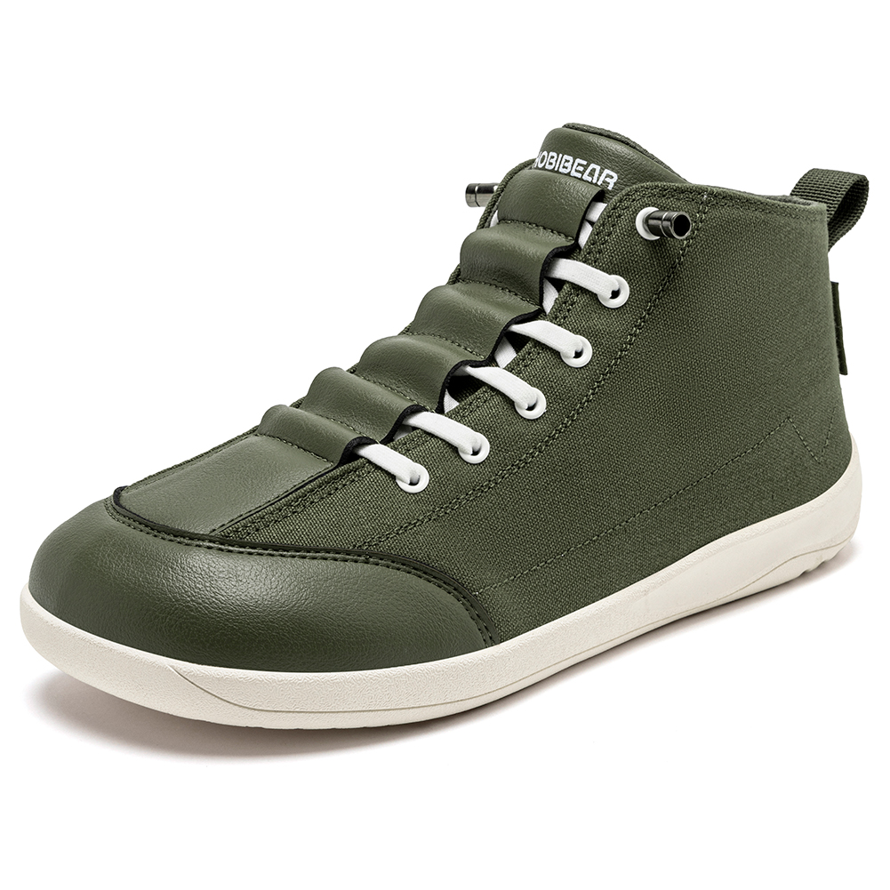 HOBIBEAR Mid-Top Canvas Boots  - đánh giá và giá Men'S Shoes Zero Drop