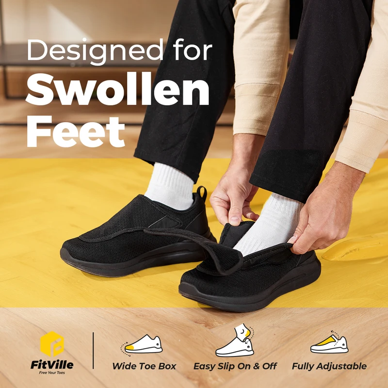 Giày cho người cao tuổi FitVil - đánh giá và giá Men'S Shoes Diabetic