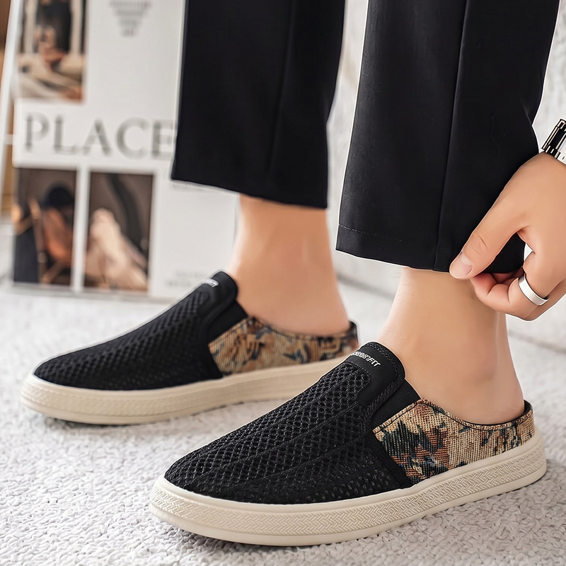 Summer men's perforated mesh s - đánh giá và giá Men'S Shoes With Toes