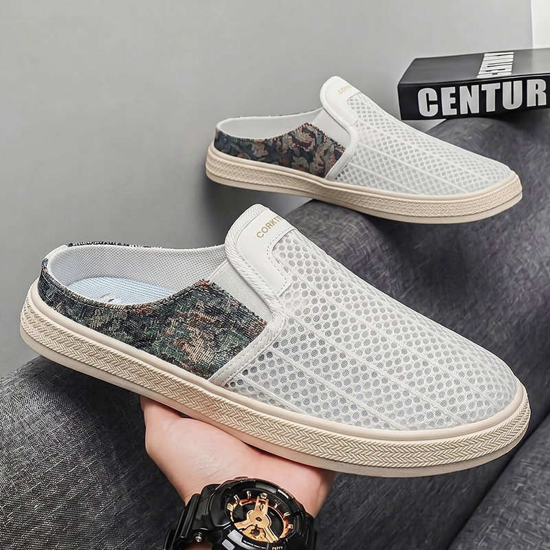 Summer men's perforated mesh s - đánh giá và giá Men'S Shoes With Toes