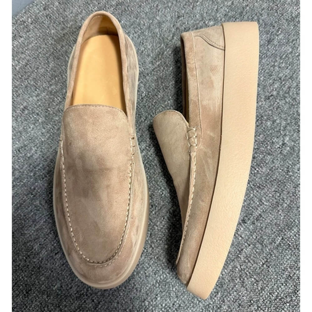 Luxury Beige Suede Platform Lo - đánh giá và giá Men'S Shoes Smart