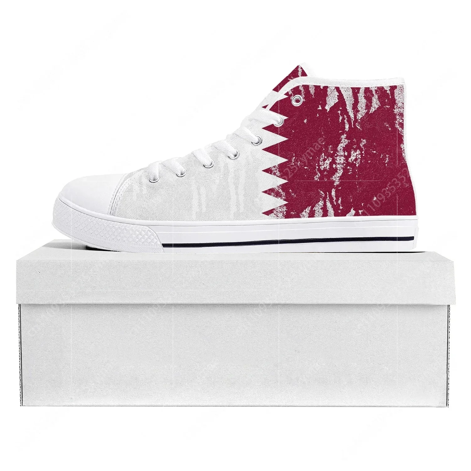 Qatar Flag High Top High Quali - đánh giá và giá Men Shoes Qatar