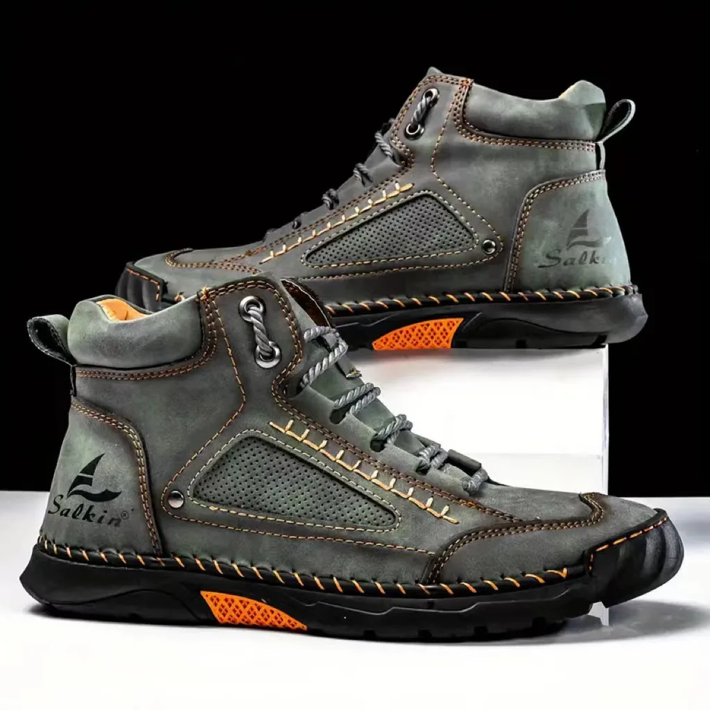 Men's Hand-stitched Boots Plus - đánh giá và giá Men'S Shoes Daily Use