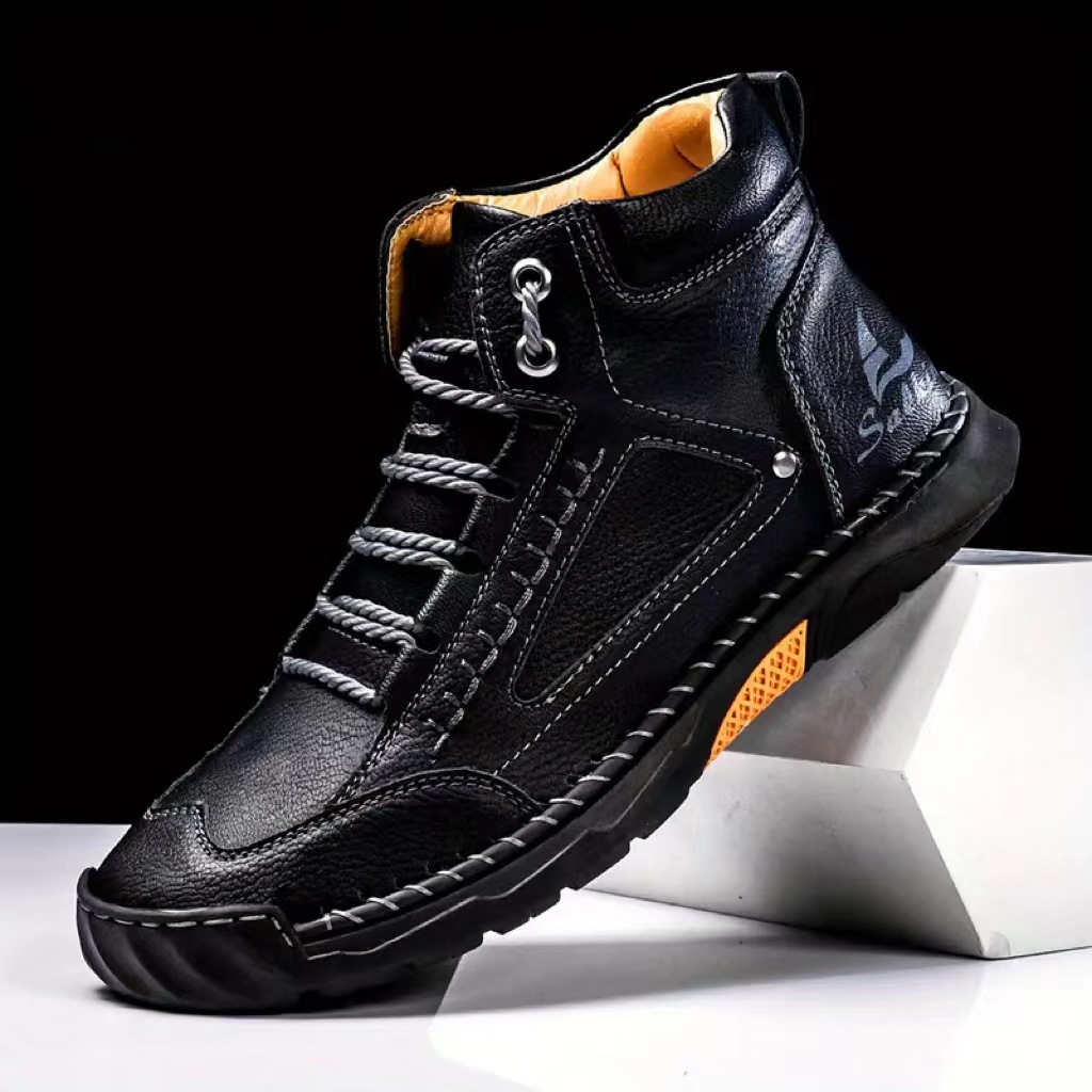 Men's Hand-stitched Boots Plus - đánh giá và giá Men'S Shoes Daily Use