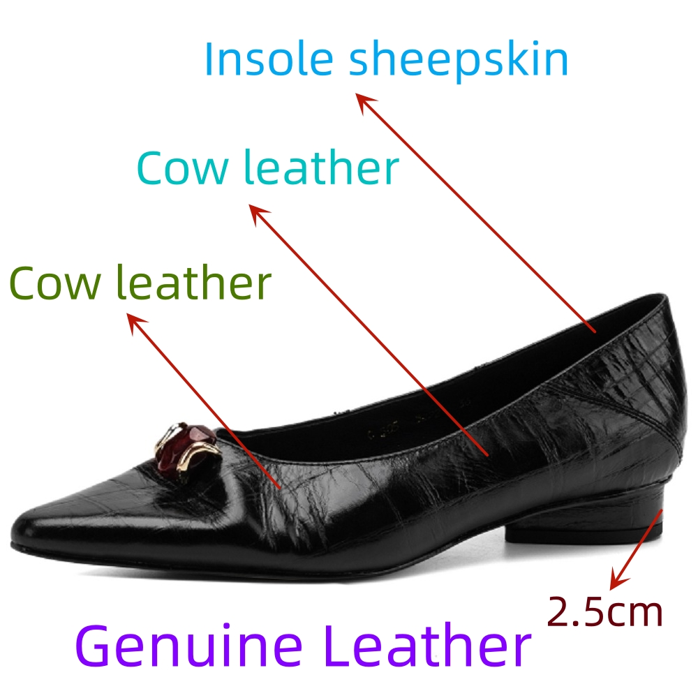 【JOCHEBED HU】Women's Handmade  - đánh giá và giá Men'S Shoes With Toes