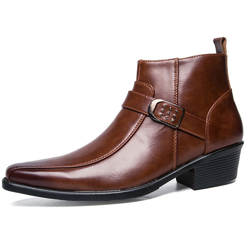 2023 Mới Nam Retro Da Bò Giày  - đánh giá và giá Men Shoes Type