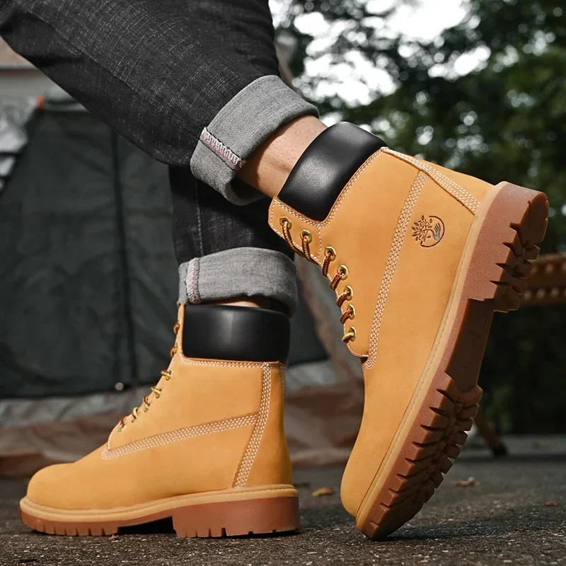 Boots Men High Top Boots High  - đánh giá và giá Men Shoes Type
