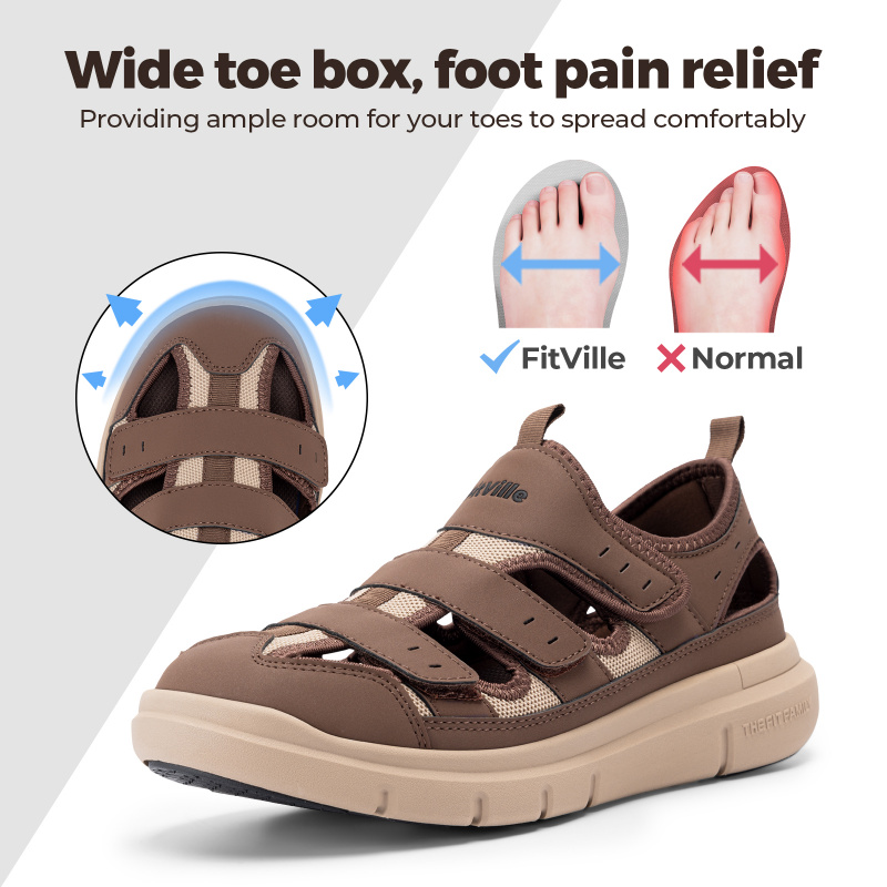 Summer Men'S Sandals Widened D - đánh giá và giá Men'S Shoes Diabetic