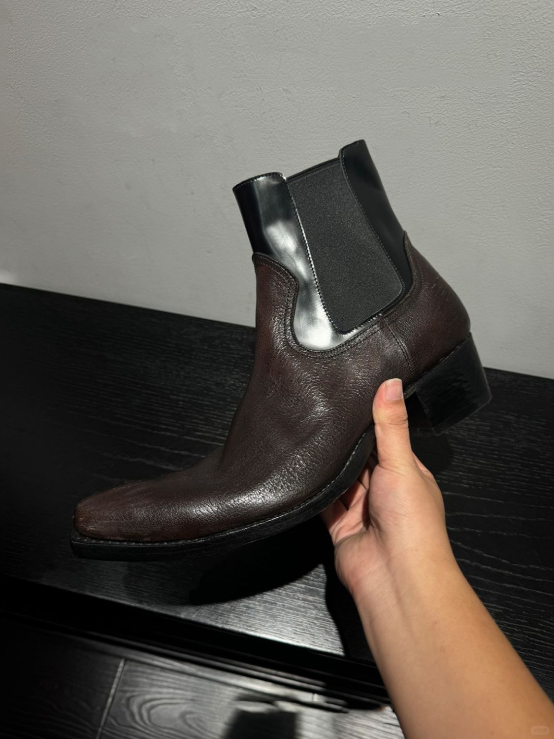 Men's Black Leather Chelsea Bo - đánh giá và giá Men'S Shoes Smart